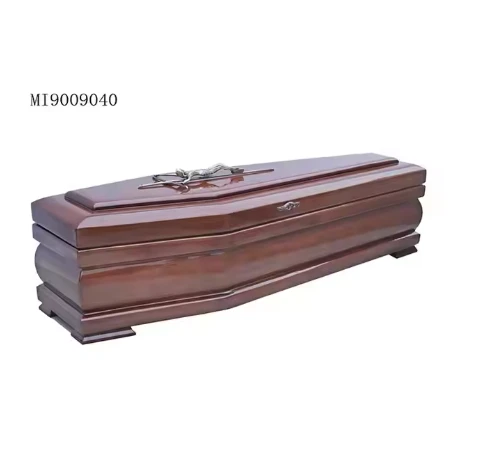 Manufacturer Wholesale Customization Solid Wood Paulownia Funeral Coffin suppliers 